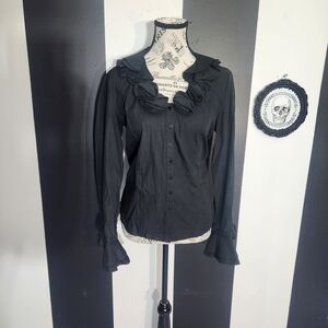 Rosette Victorian Goth Top